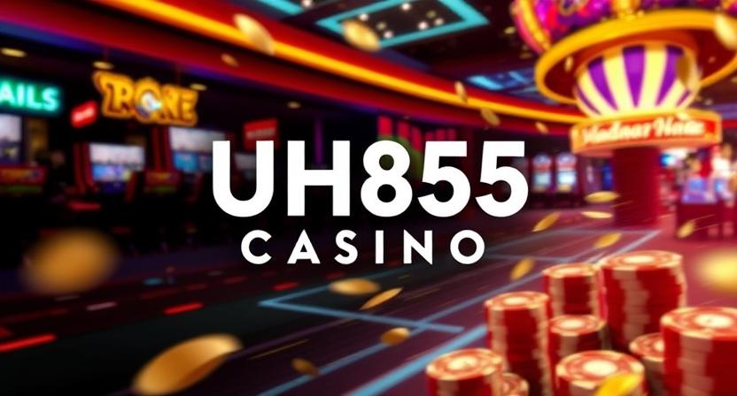 Jogadores se divertindo no Cassino Online UH855 com interface moderna